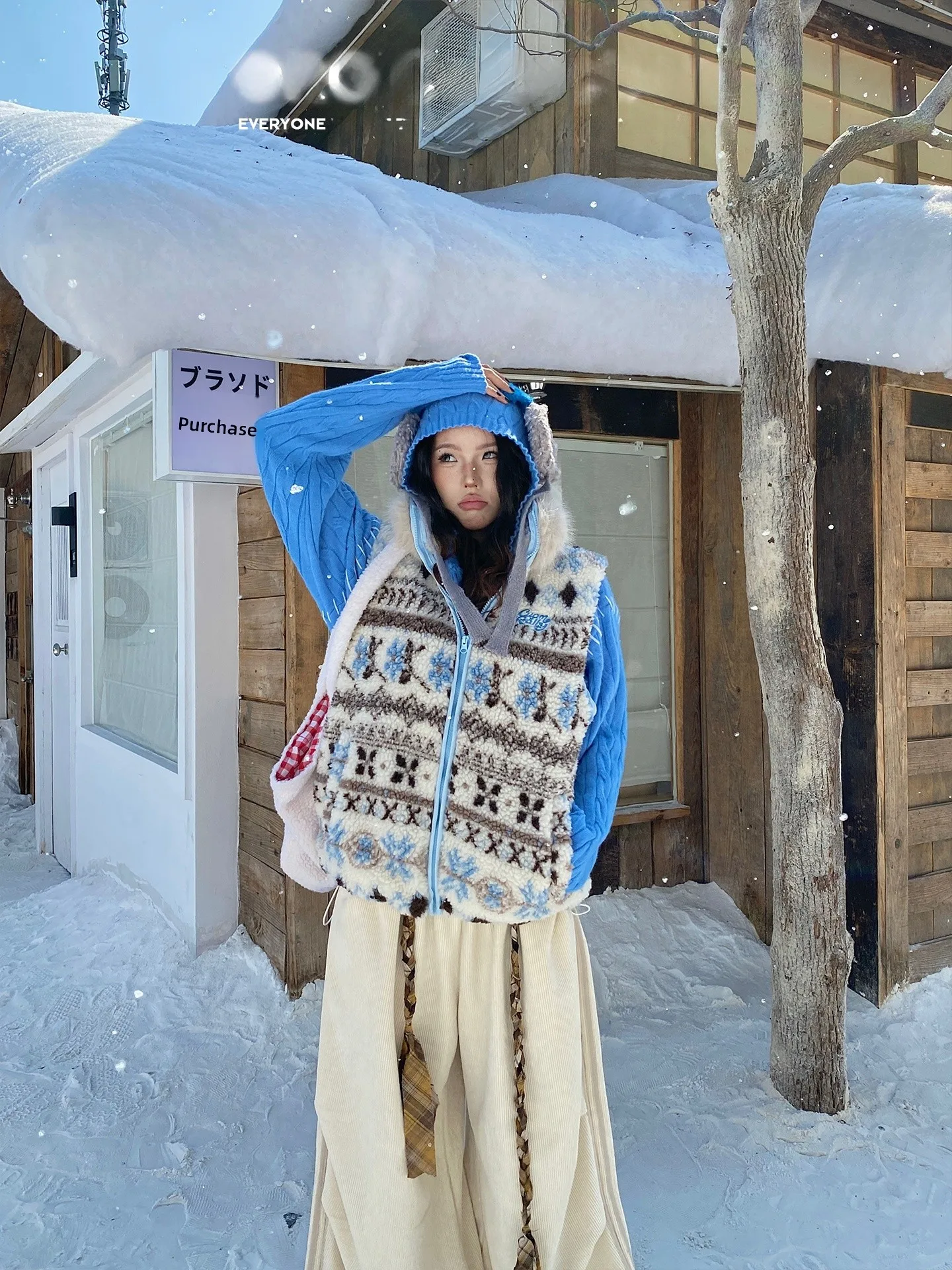 

Теплый жилет на подкладке, женская зимняя верхняя одежда, съемный меховой воротник, многослойный тюнер, уличная ткань из полиэстера Thiened