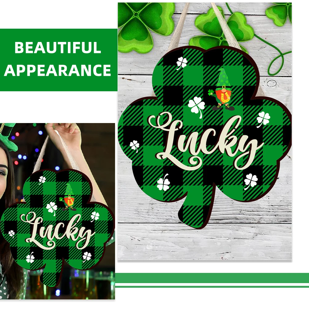 

LED Wooden Hanging St Patrick Party Supplies Decorations Festive Wood Door Wood Front Door Sign Sign Holiday DIY