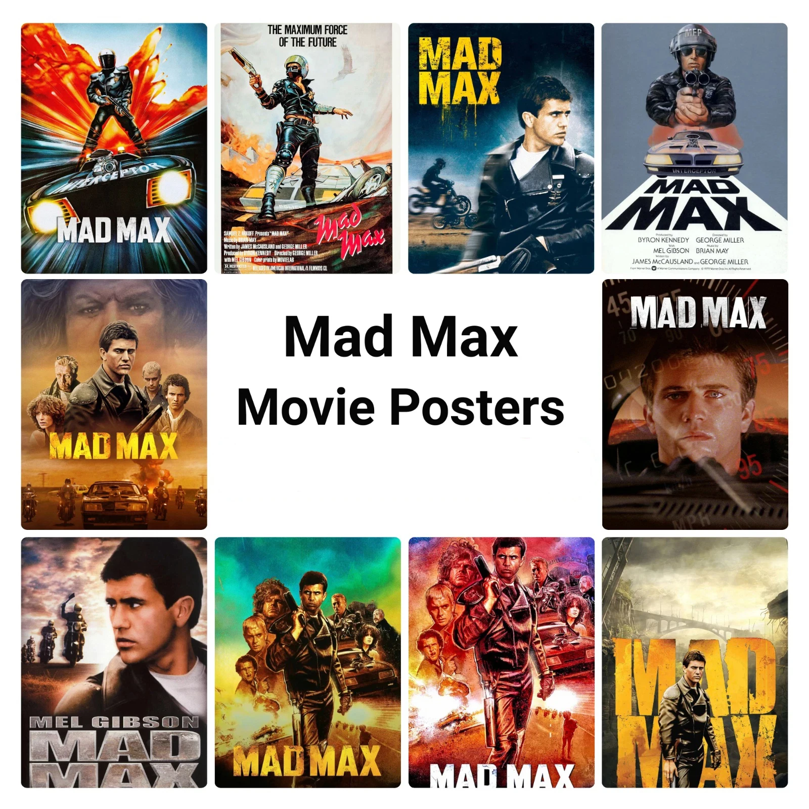 Mad Max (1979) Movie Print Art Canvas Poster, For Living Room Decor Home Wall Picture
