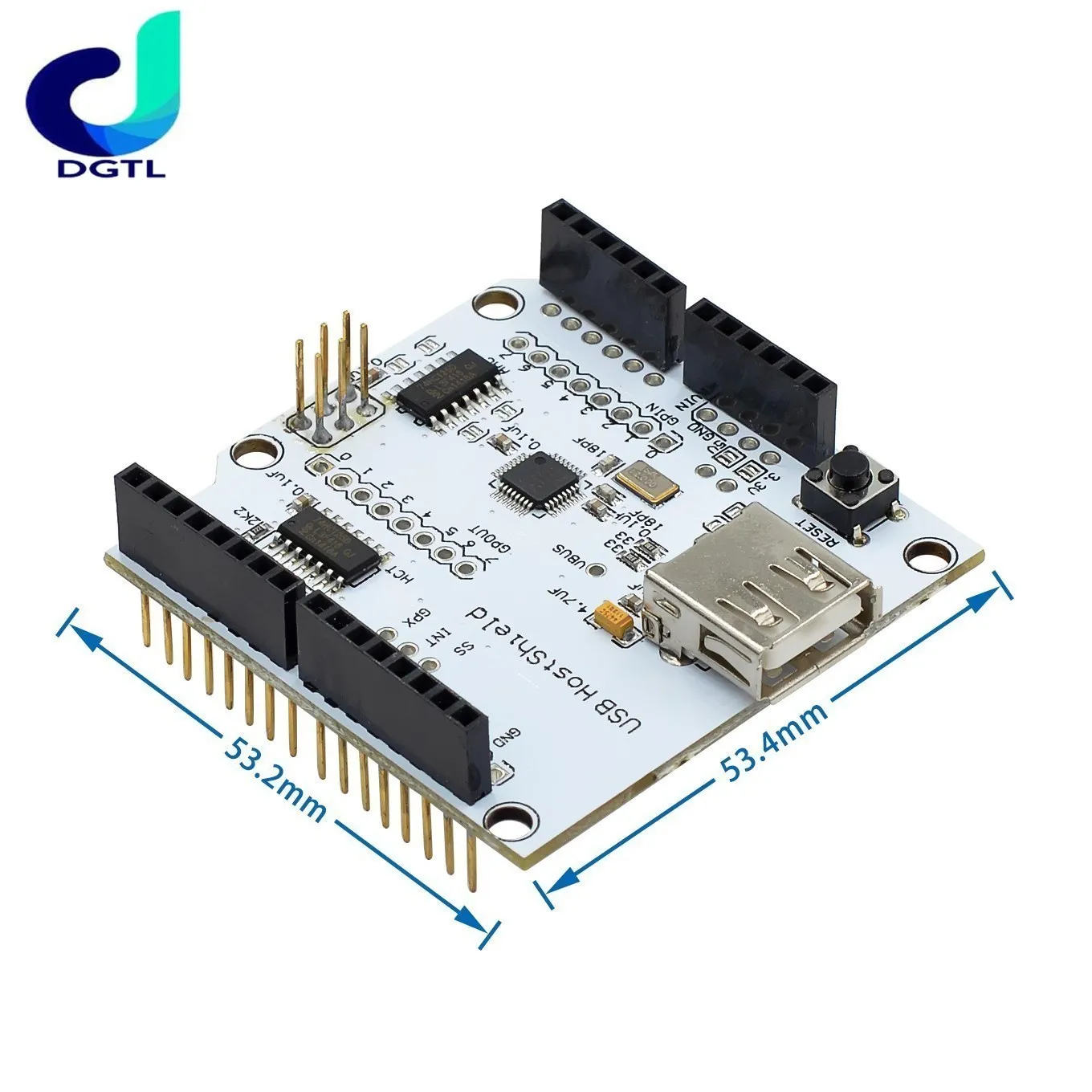 USB Host Shield 2.0 per Arduino per UNO MEGA ADK compatibile per Android ADK scheda modulo elettronico fai da te