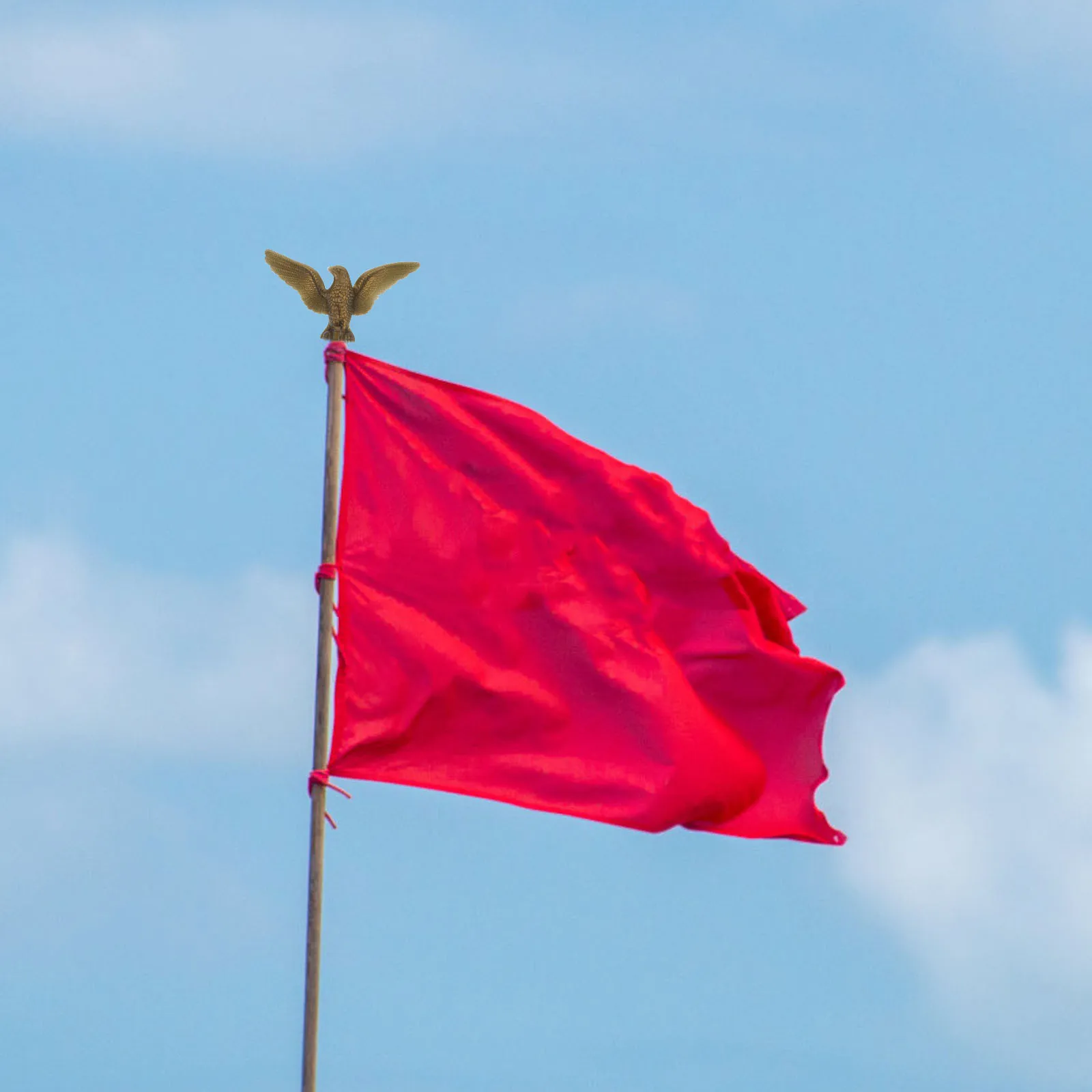 

4Pcs Flagpole Eagle Head Strong Weatherproof Replacement Topper for Outdoor Garden Flag Pole Decorative Tips Accessories