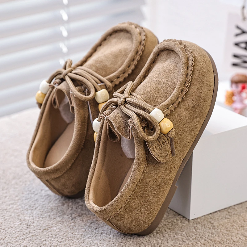 Picture 5: kids Flats Shoes 2025 Autumn Soft-soled Comfortable children Casual Shoes Lightweight Breathable Flat-soled Walking kids Shoes
