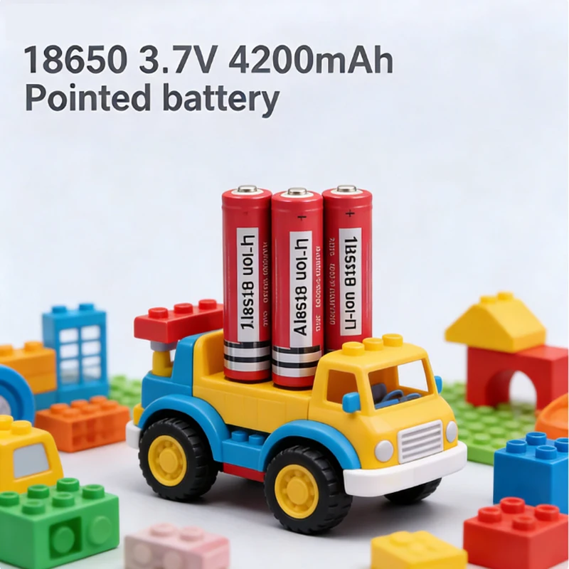 3.7V 4200mAh wholesale price High Capacity 18650 rechargeable lithium-ion battery  suitable for LED flashlights, headlights