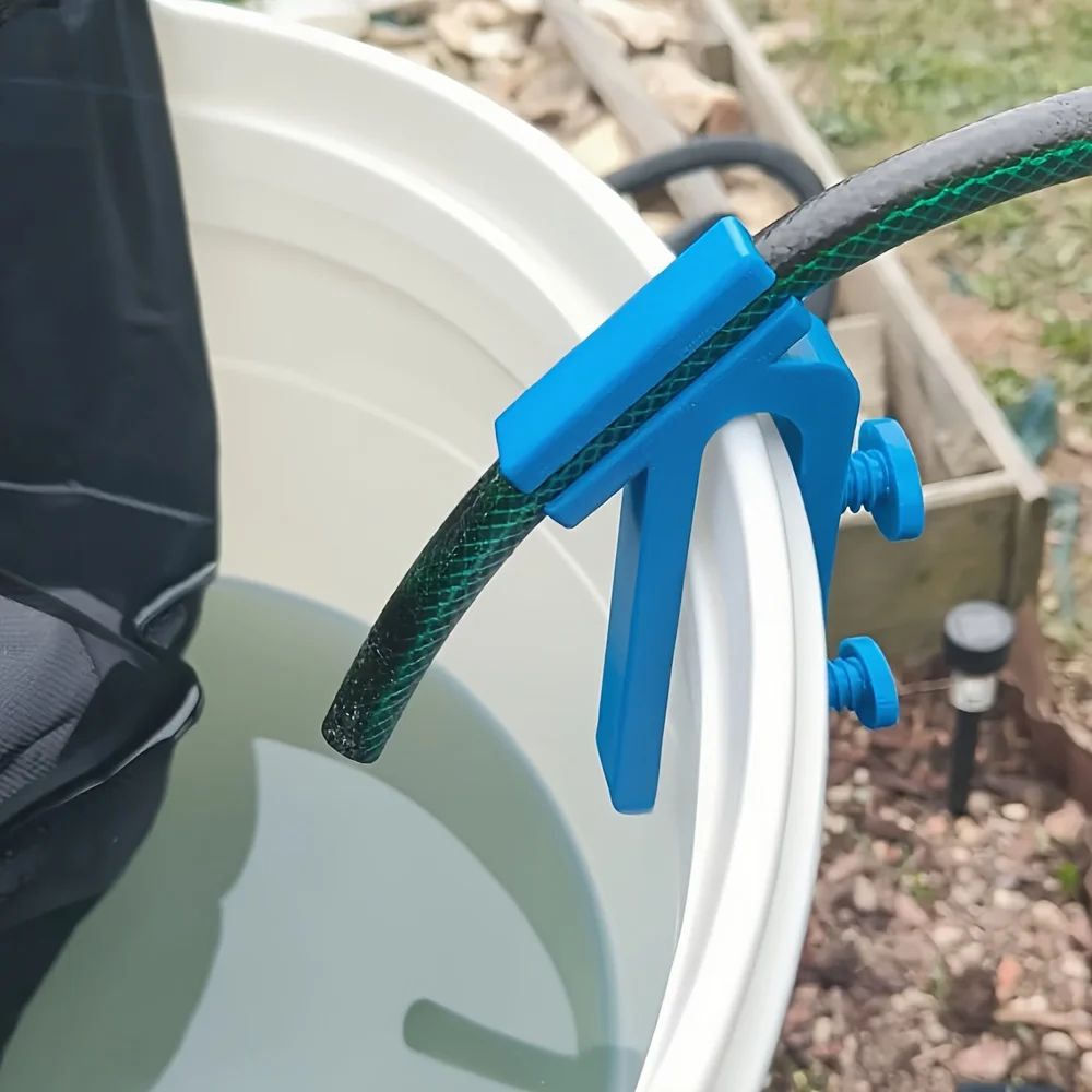 Abrazadera ajustable de plástico para tubo de agua, diseño curvo, soporte multifuncional para manguera de alta resistencia, Clip de montaje de fácil instalación, 1 ud.