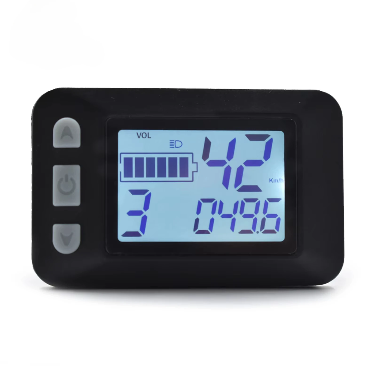 STLF P9 USB Rechargeable Wired Bike Computer Waterproof LCD Display Speed/Odometer/Stopwatch for Road Bike Training 24V-48V Volt