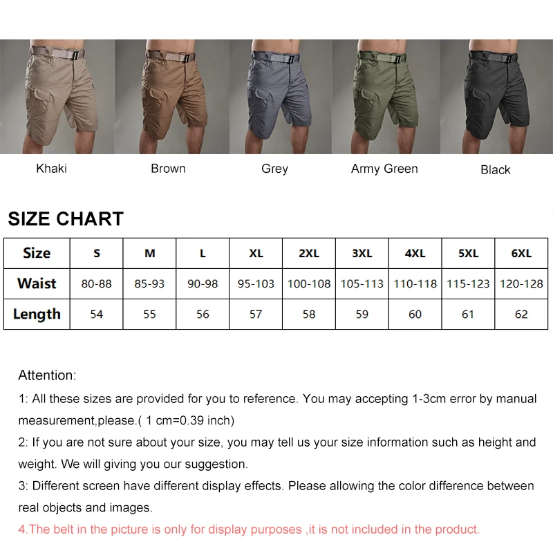 Military Cargo Shorts Men Summer Waterproof Wear-Resistant Army Short Pants Big Size 6XL Quick Dry Multi-pocket Tactical Shorts