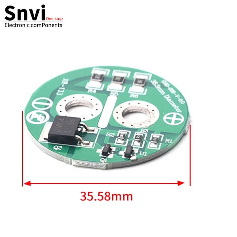 Snvi 1 peça 3.5cm universal 2.7v 500f super capacitor módulo de placa de proteção de balanceamento componentes elétricos