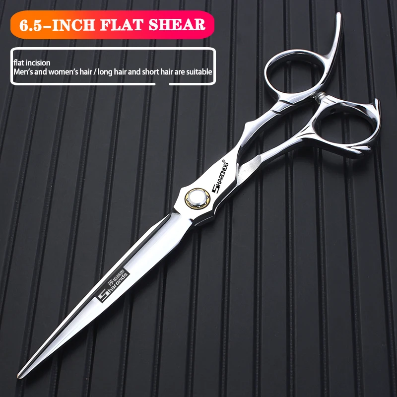 Sharrentis Hairdressing Scissors 6-inch Professional Genuine Flat Cutting, Thin Teeth Cutting, Hairdressing, and Hairdressing Sc