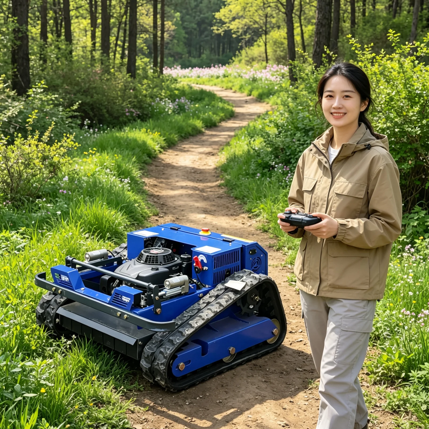 Customized For Large Garden Self‑Propelled Grass Cutter, Wide Cutting Coverage Reduces Overall Mowing Time