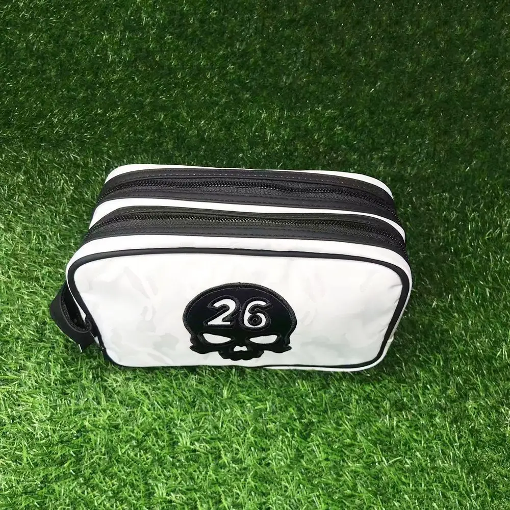 

Dual Zipper Golf Accessories Clutch, Lightweight Portable Sports Handbag, Small Storage Pouch for Golfers