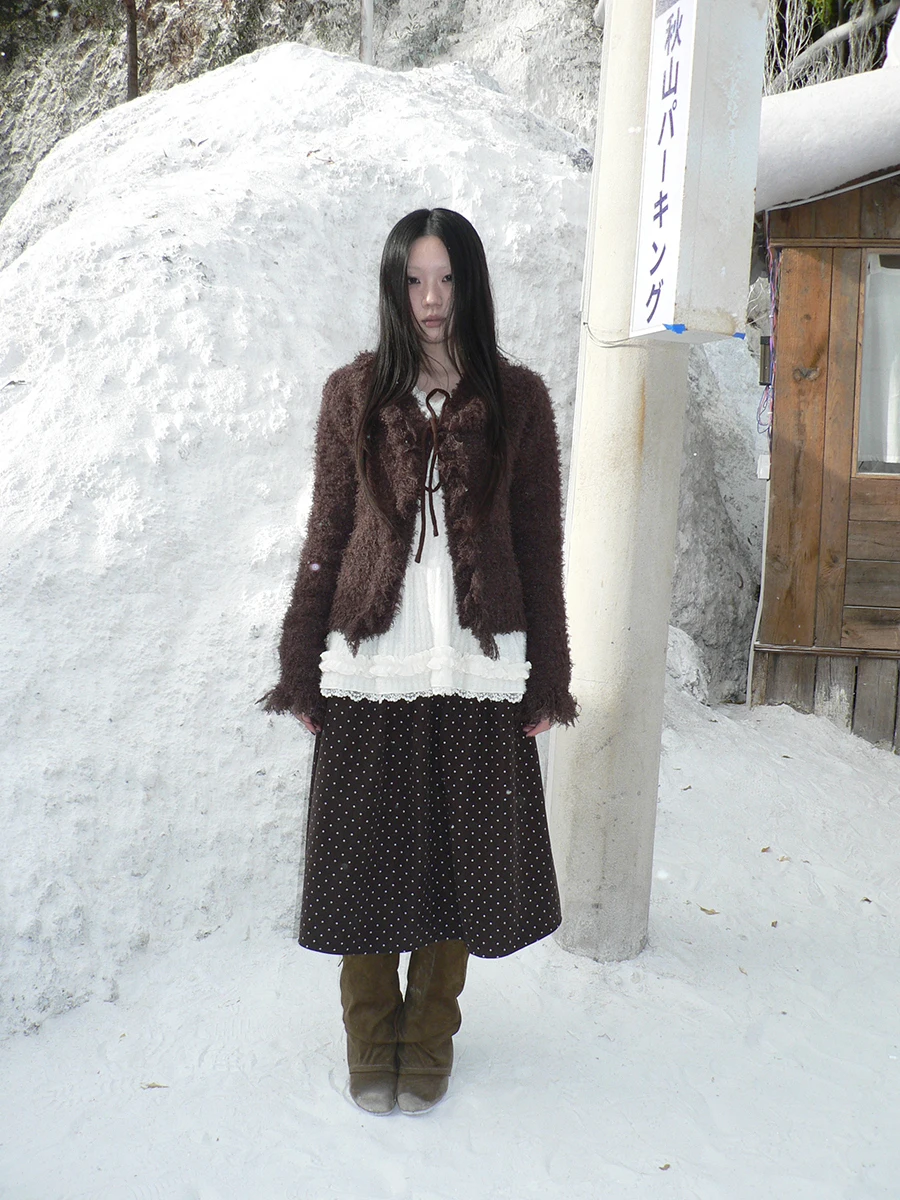 

Angproject New 28 Vintage Loose Knitted Cardigan Coat Tassel Trim V-Ne Wrap Sle Women's Long Sve Casual Faion