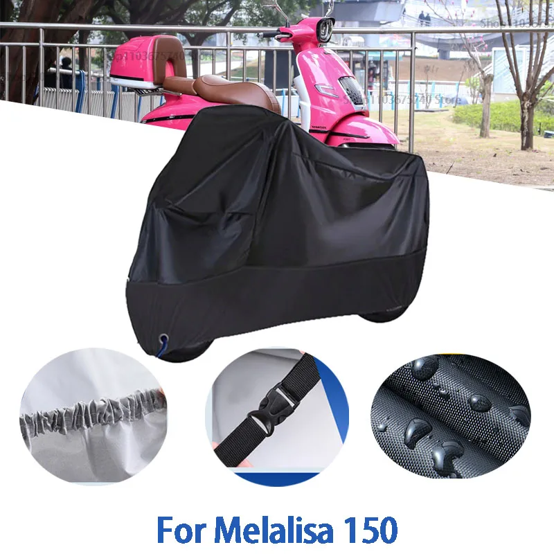 

Motorcycle Full Covers For Melalisa 150 Car Outdoors Sun Protection Dust No Ear Thickened Oxford Clothcover Accessories