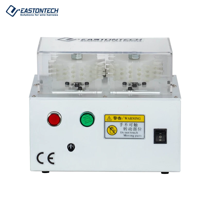 EW-1010-1 Cost-effective 5-50mm  Brushing Length Cable Shielding Brushing Machine 1-25mm Wire OD Cable Manufacturing Equipment