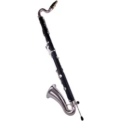 Silver Plated Keys Bass Clarinet Bb Tune Clarinet High Quality Bakelite Instrument With Case Free Shipping Musical Instrument