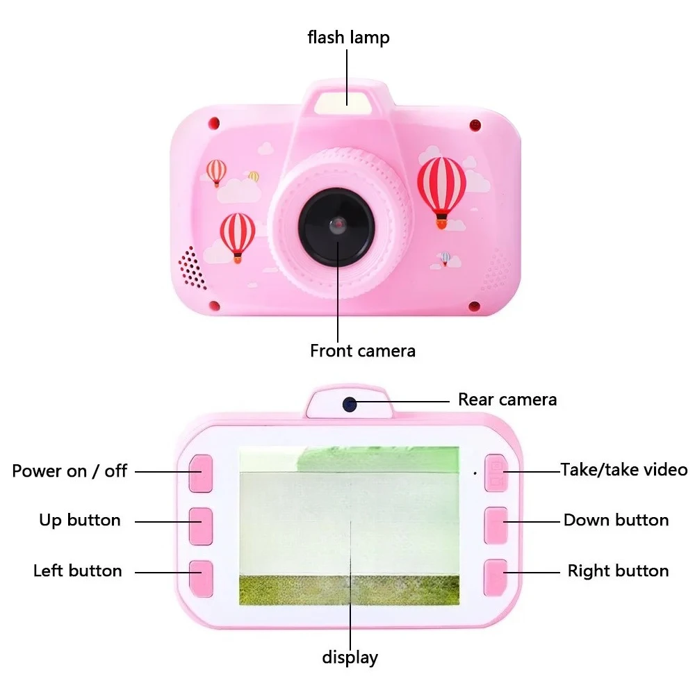 Photo and video high definition 3.5 inch screen camera outdoor