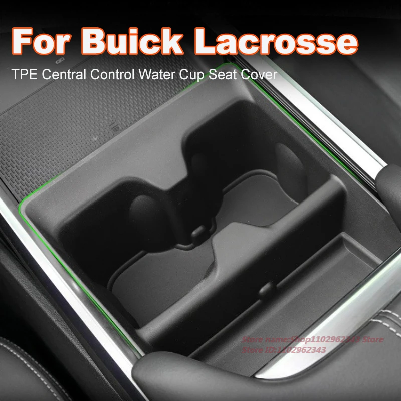 

For Buick Lacrosse 2023-2025 Central Control Non-Slip Water Cup Holder Seat Cover Car Interior Storage Protective Mat Modified