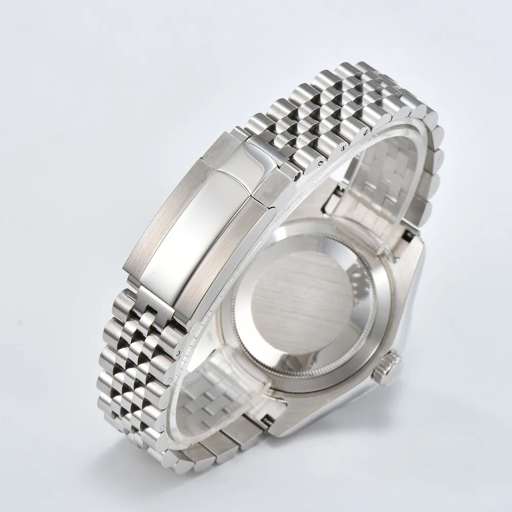 HUAYRA Fashion Luxury Automatic Machinery quadrante blu orologio in acciaio inossidabile per il tempo libero calendario impermeabile orologio da uomo fibbia pieghevole