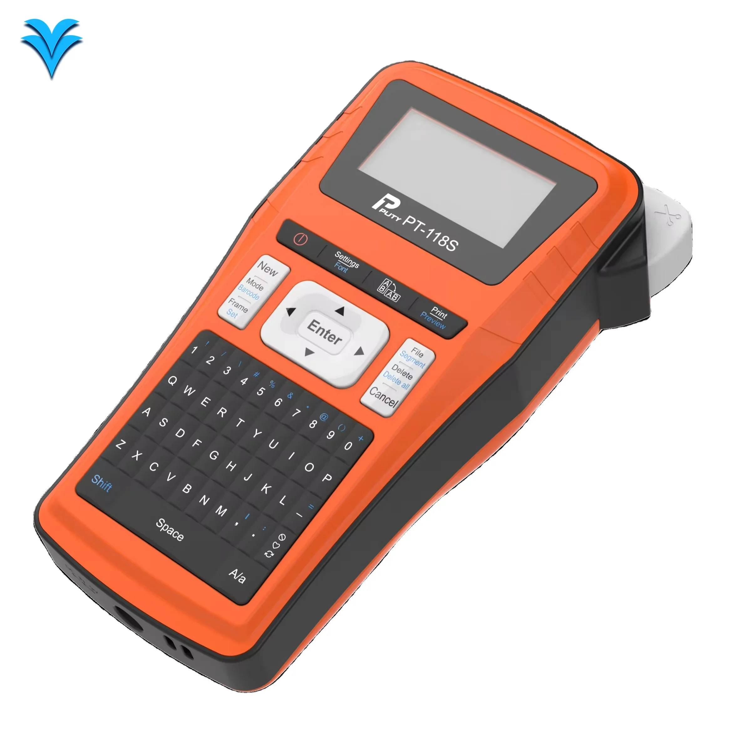 

PT-118S Professional Pocket Barcode Shipping Label Receipt Label Mini Thermal All in One Printer Machine