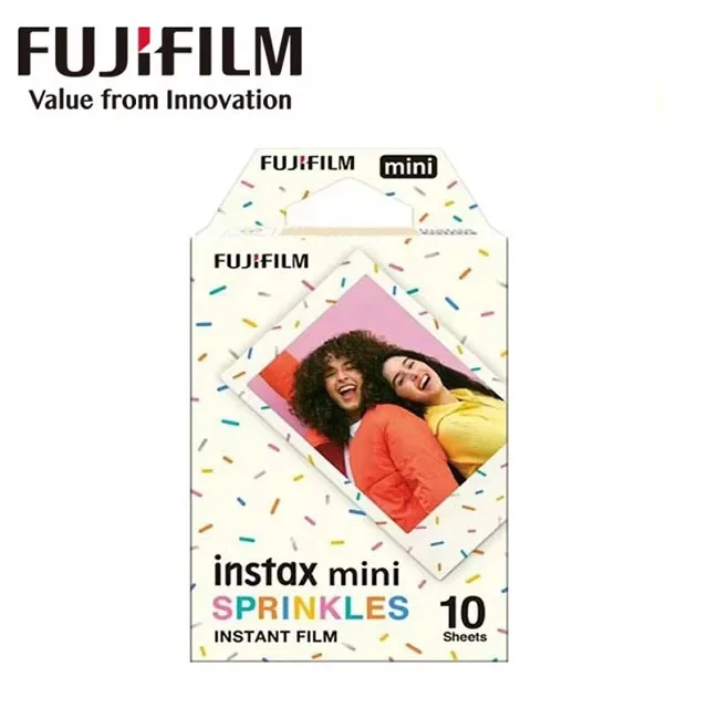 10-50 Sheets Fujifilm Instax Mini 12 11 Film Sprinkles for Instanx Mini 8 9 40 90 Evo 7+ SE LiPlay Instax Mini Film Photo Paper