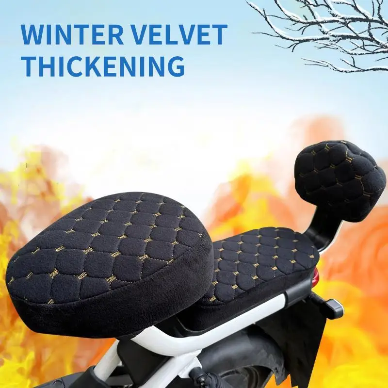 Electric Bicycle Seat Cover Universal Soft Thickened Cushion for Bike Scooter Non Slip Sweatproof Daily Use