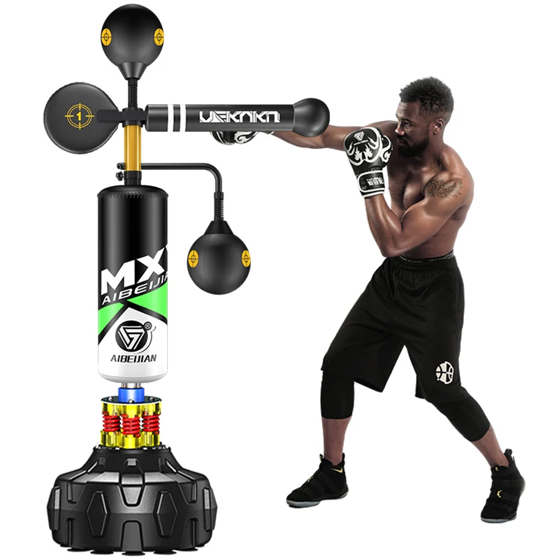 Bola vendedora caliente de la velocidad de perforación con el bolso de boxeo de la barra del reflejo de pie