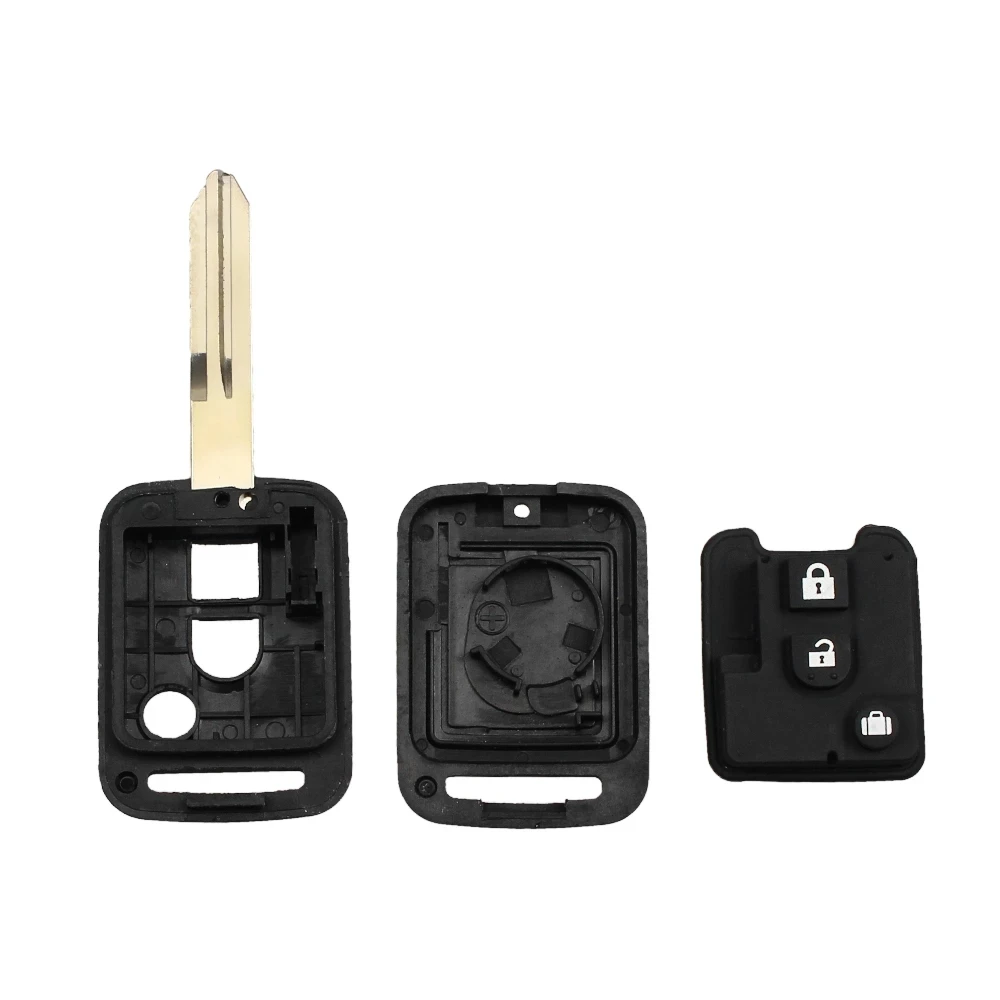 XNRKEY-carcasa de llave de coche remota, 3 botones, para Nissan Micra 350Z, Pathfinder, Navara, funda de llave automática, Fob