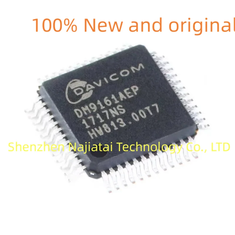 

10PCS/LOT 100% New Original DM9161EP DM9161 QFP-48 IC Chip