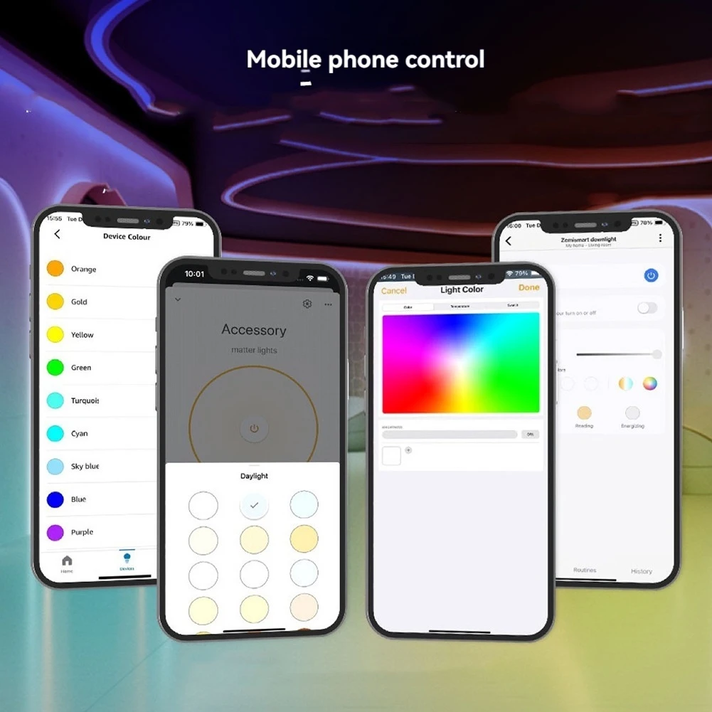 T85C Matter Wifi Controller per strisce luminose a LED Controller CW Striscia LED Bixb//per casa/per supporto controllo Alexa