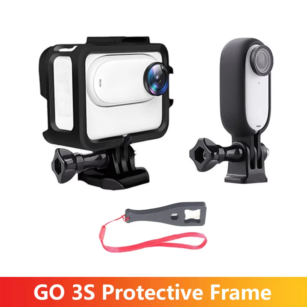 GO 3S Protective Frame Housing Case Cage For Insta360 GO 3S Action Camera Accessories