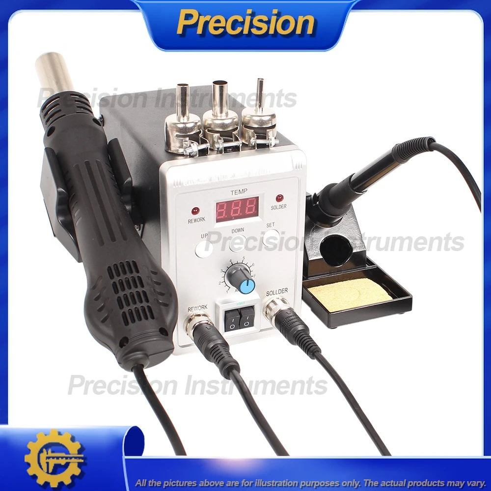 2026 8586 محطة لحام مسدس هواء ساخن لإصلاح الهاتف المحمول وإزالة اللحام
