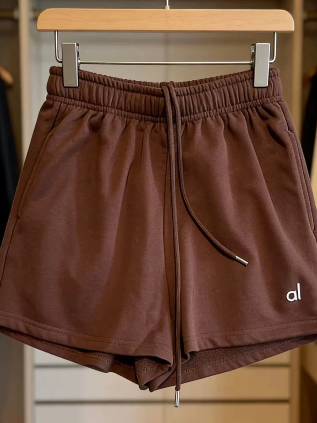 Fashionable Sporty Women's Short Pants Summer New Style Fitness Drawstring mid Waist Versatile Outerwear Yoga Trousers