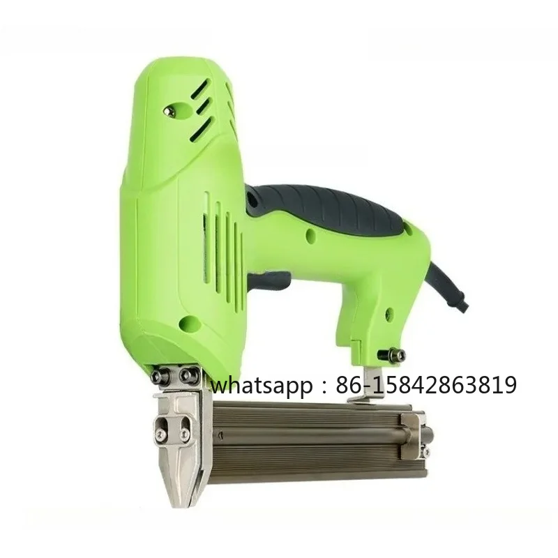 2 in 1 Electric Nailer Stapler, F30 Straight Nails & 422J U Staples, Woodworking Fastening Tool with Accessories