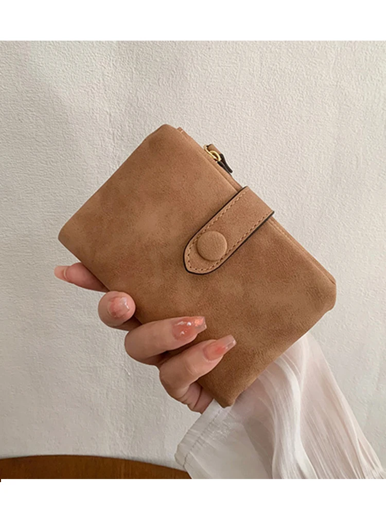 

Женский кошелек ort, новинка 2025, корейская версия, adient, большой кошелек для монет, застежка-молния, модная молодежная искусственная кожа