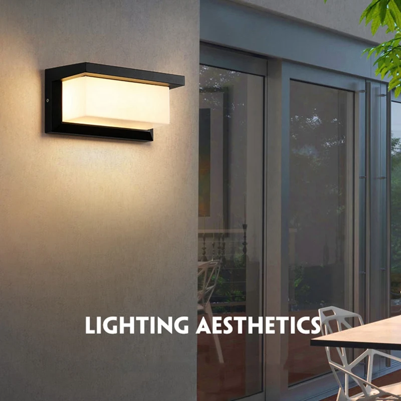 Led Wall Light Waterproof Led Outdoor Lighting Porch Lights Balcony Garden Lights Outdoor Wall Lamp 18W-ABLA