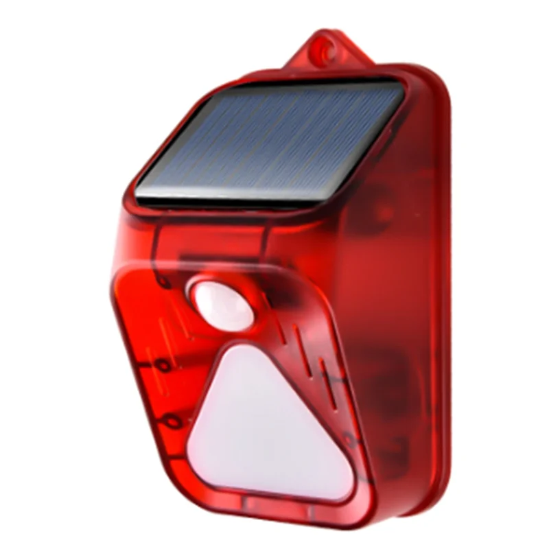 M11ksolar Powered Alarm Light Motion Sensor Detector Solar Wall Light Infrared Alarm