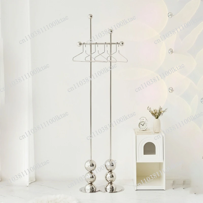 Floor-to-ceiling Home Bedroom Living Room Display Rack Stainless Steel Coat Rack Hanger