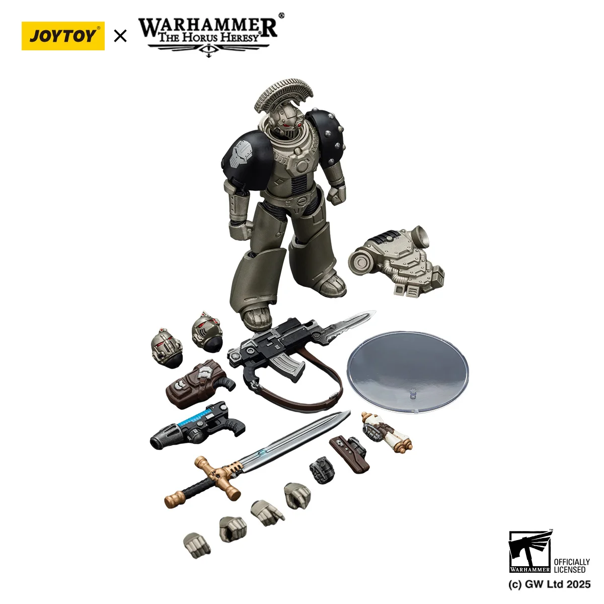 JOYTOY Warhammer40K 1/18 figurine Iron Warriors MKVI escouade de commande tactique figurines choisies jouets