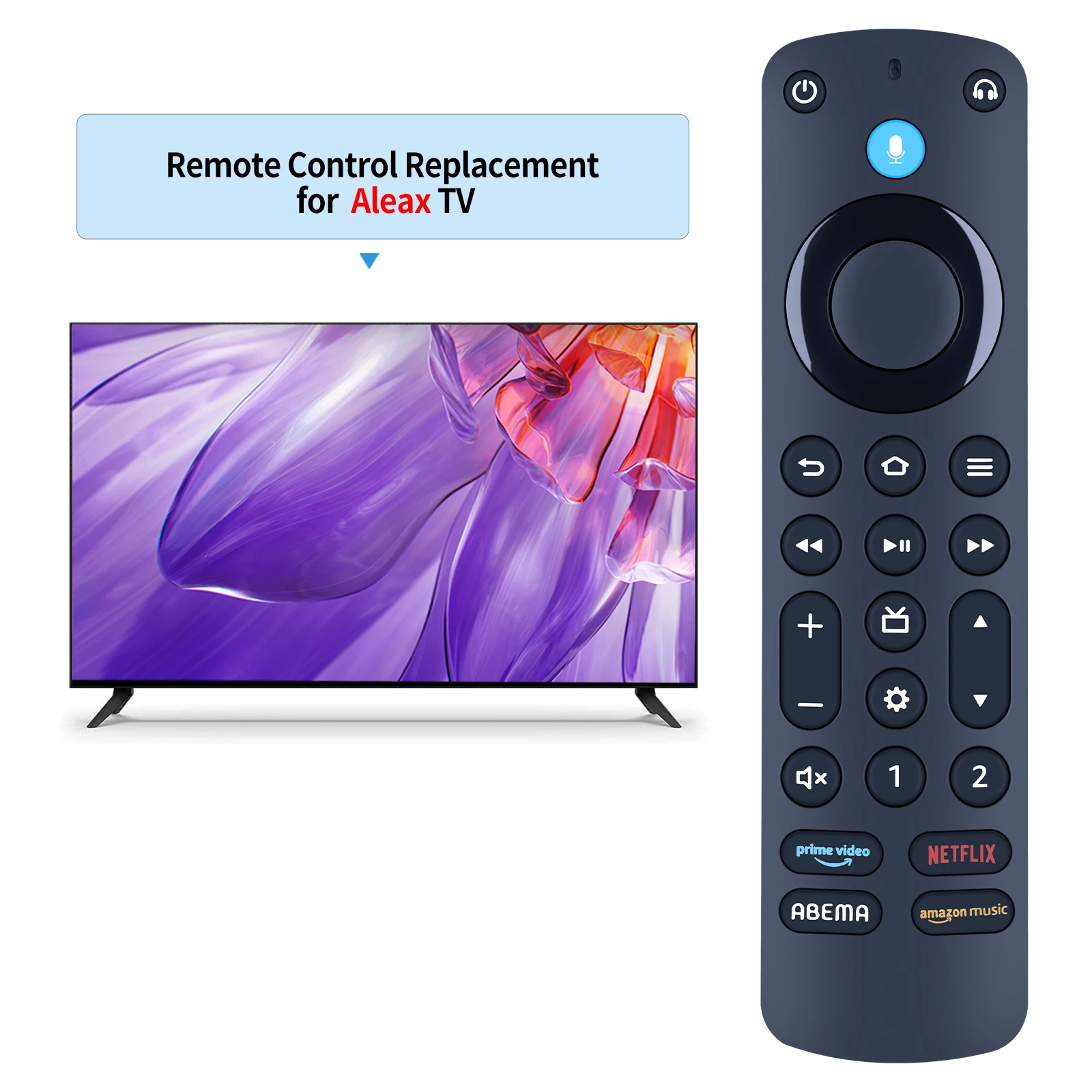 Remote control for Amazon fire tv Alexa Voice Remote Pro