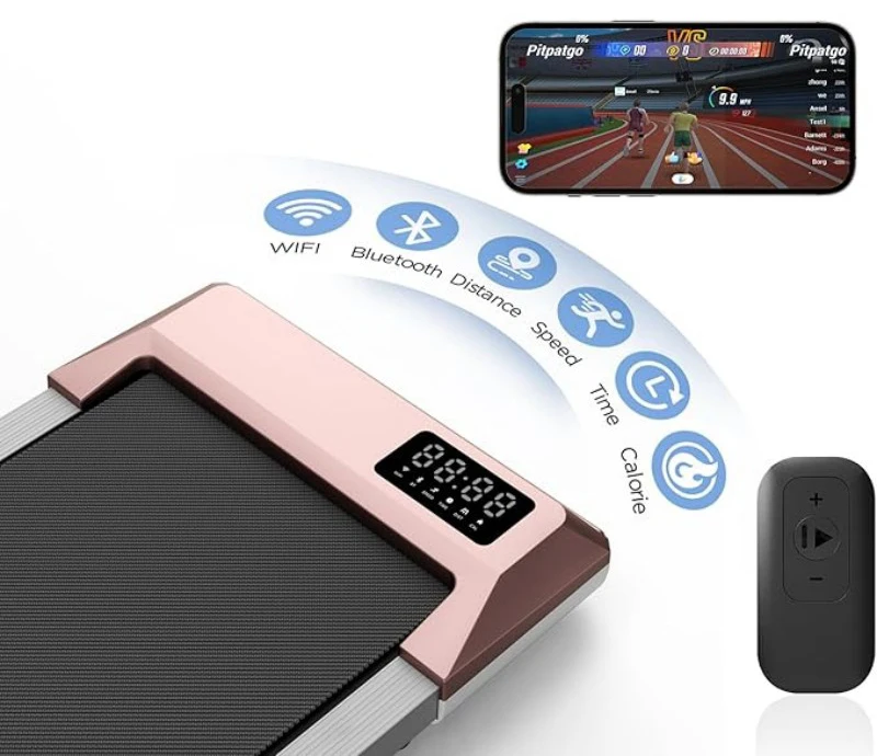 15,75 x 35,43 Zoll Laufbereich Laufband Pad Laufen Gehen unter dem Schreibtisch Übung Lauftraining Gehen Laufband – Detail 9