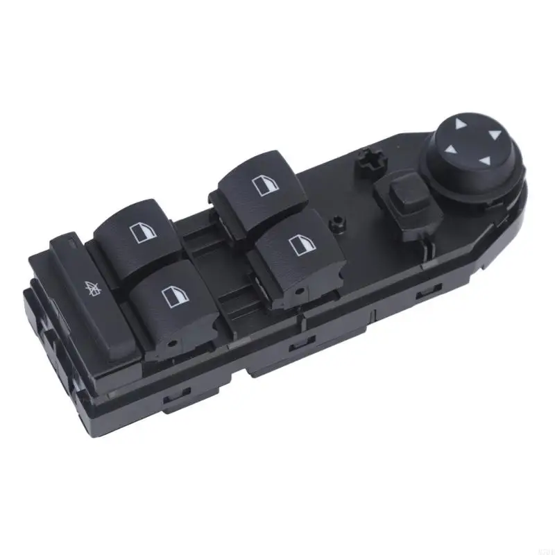 M76E Four Button Car Window Main Switches for E83 2004-2010, Driver Door Control Assembly with Mirror , ABS Housing, Reference