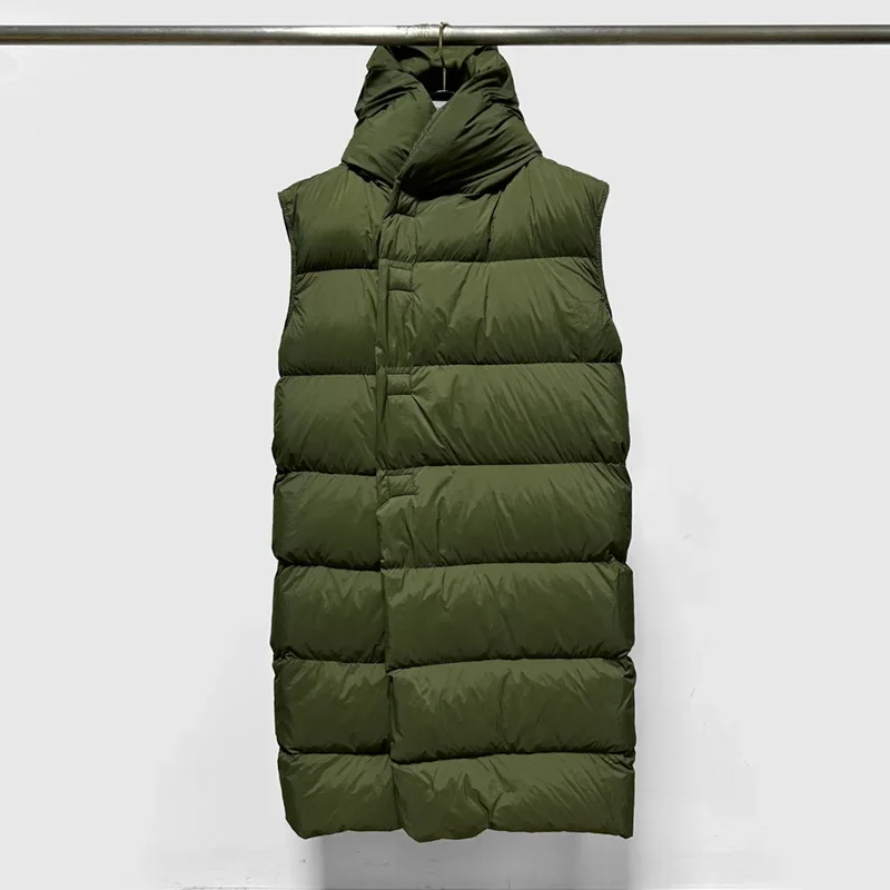 

Y2k R0 Men's Coat Sleeveless Women's Down Jacket Men's Vest Coats Dark Jacket Hooded Coat