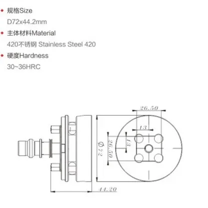 مباشرة من الشركة المصنعة D72 مربع S25 تركيبات ظرف الفولاذ المقاوم للصدأ #3