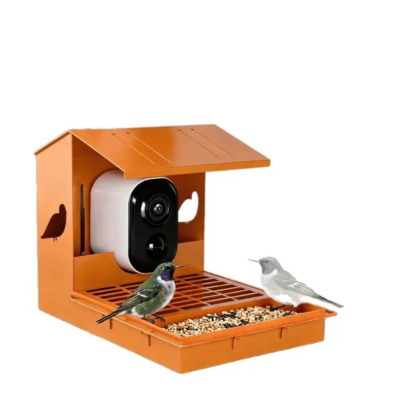 Intelligent outdoor waterproof bird feeder AI automatic identification 3 million high definition camera intelligent bird feeder