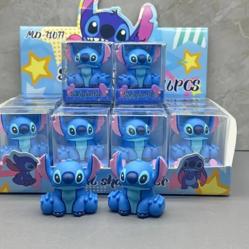 Stitch boys and girls new cute creative cartoon personality style Disney compact portable pencil sharpener learning stationery