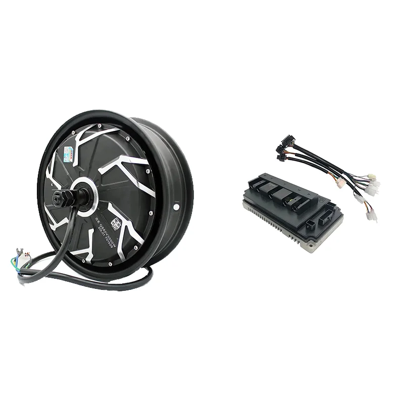 Electric Scooter Motor Controller Waterproof Ebike Conversion Kit 1000rpm Speed 72V 3000W Motor