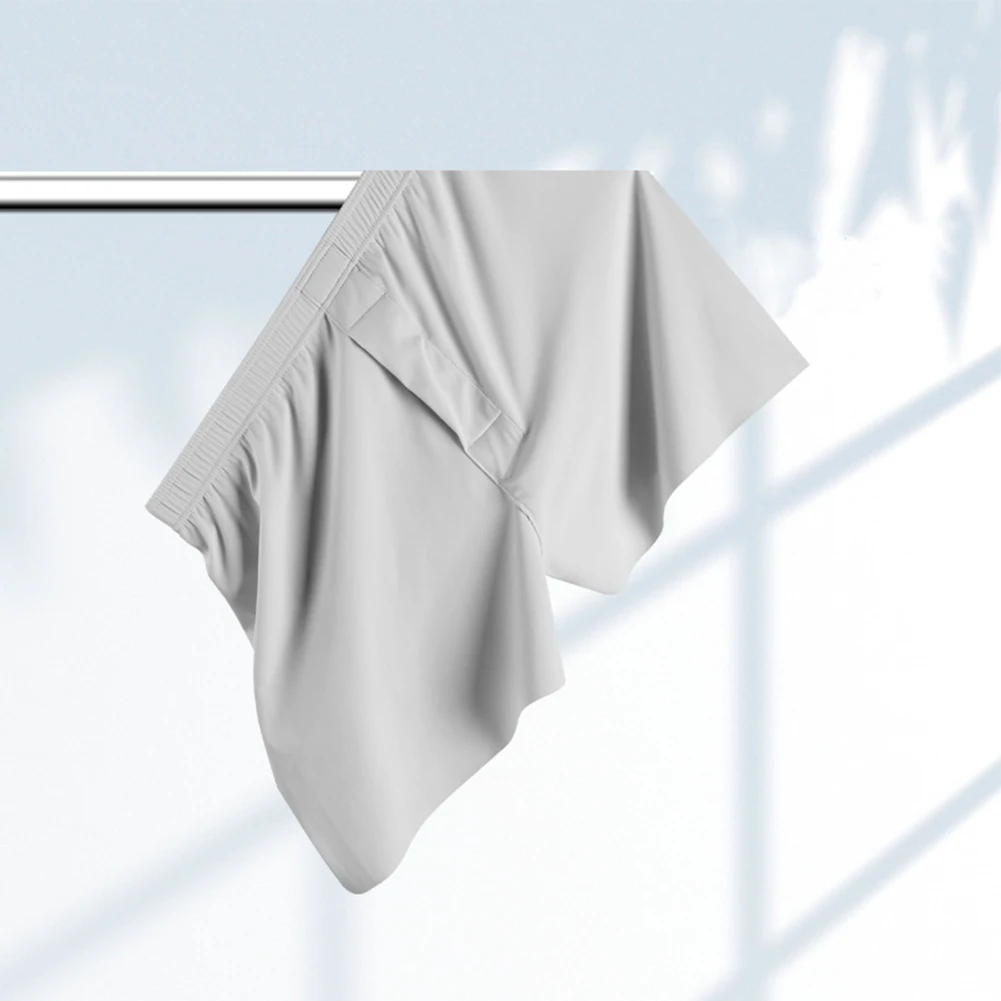 جديد الرجال الحرير الجليد سلس سراويل بوكسر بلون مرونة الخصر boxershorts ملخصات الحقيبة الملابس الداخلية السراويل الرجال جذوع سراويل