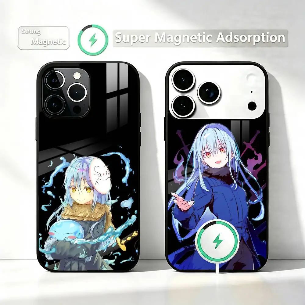 Anime R-Rimuru Tempest  Phone Case For iPhone17,16,15,14,13,12,11 Plus,Pro Compatible with magnetic wireless charging