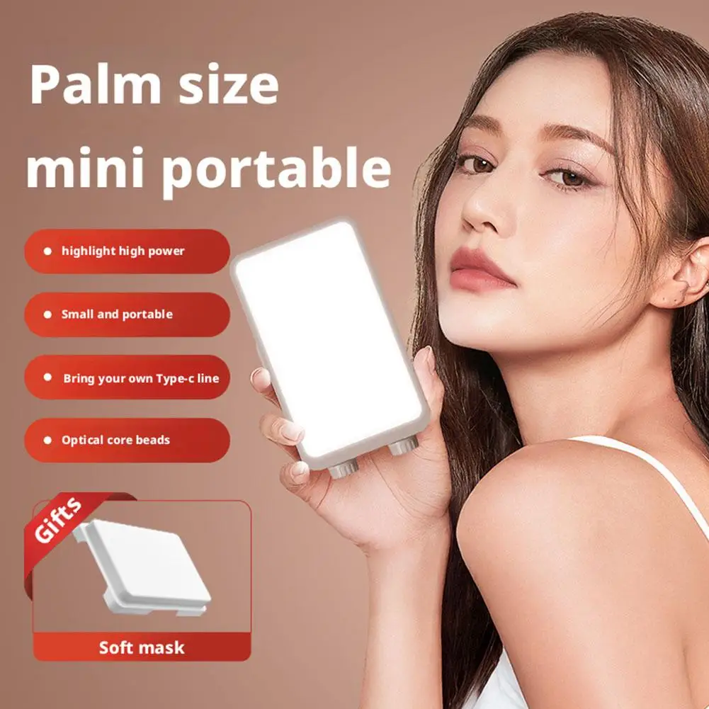 40W LED Camera Light 2500K-9000K Bi-Color 4400mAh Video On Portable Photography With Light Light Camera Lamp Handle CCT G1D6