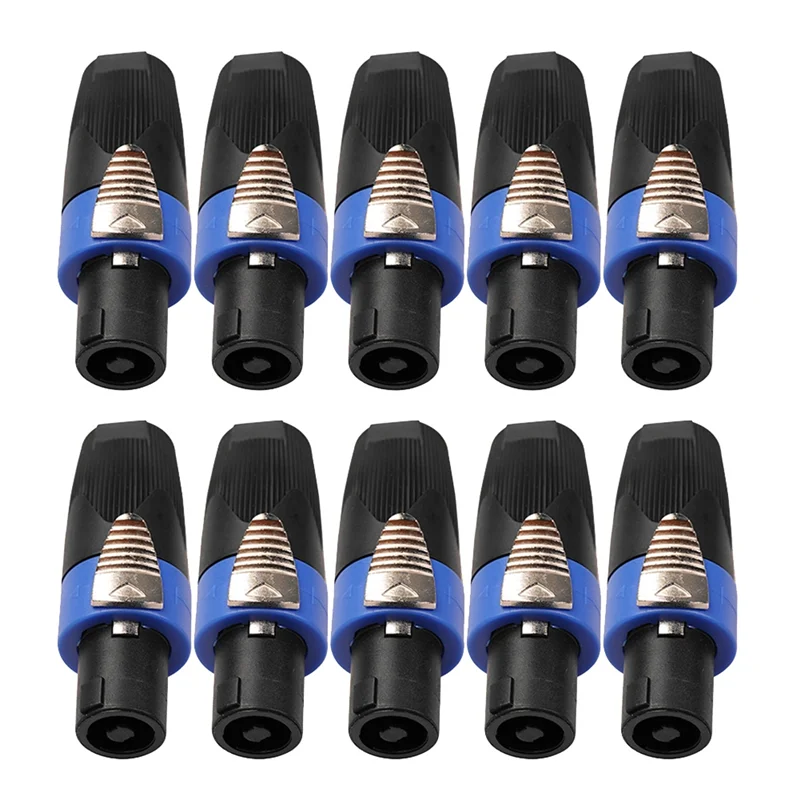 10 PCS Connettori per altoparlanti audio Spine Twist Lock Altoparlante ricaricabile wireless per Neutrik Speakon NL4FC-A32R