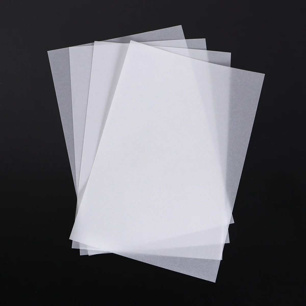 Heallily Kraft Paper Sheets 50Pcs Tracing Paper A4 Size White Transfer Tracing Copy Paper Sketching Sulphite Art Paper